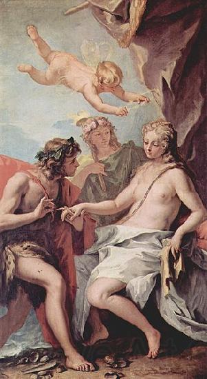 Sebastiano Ricci Bacchus und Ariadne Norge oil painting art